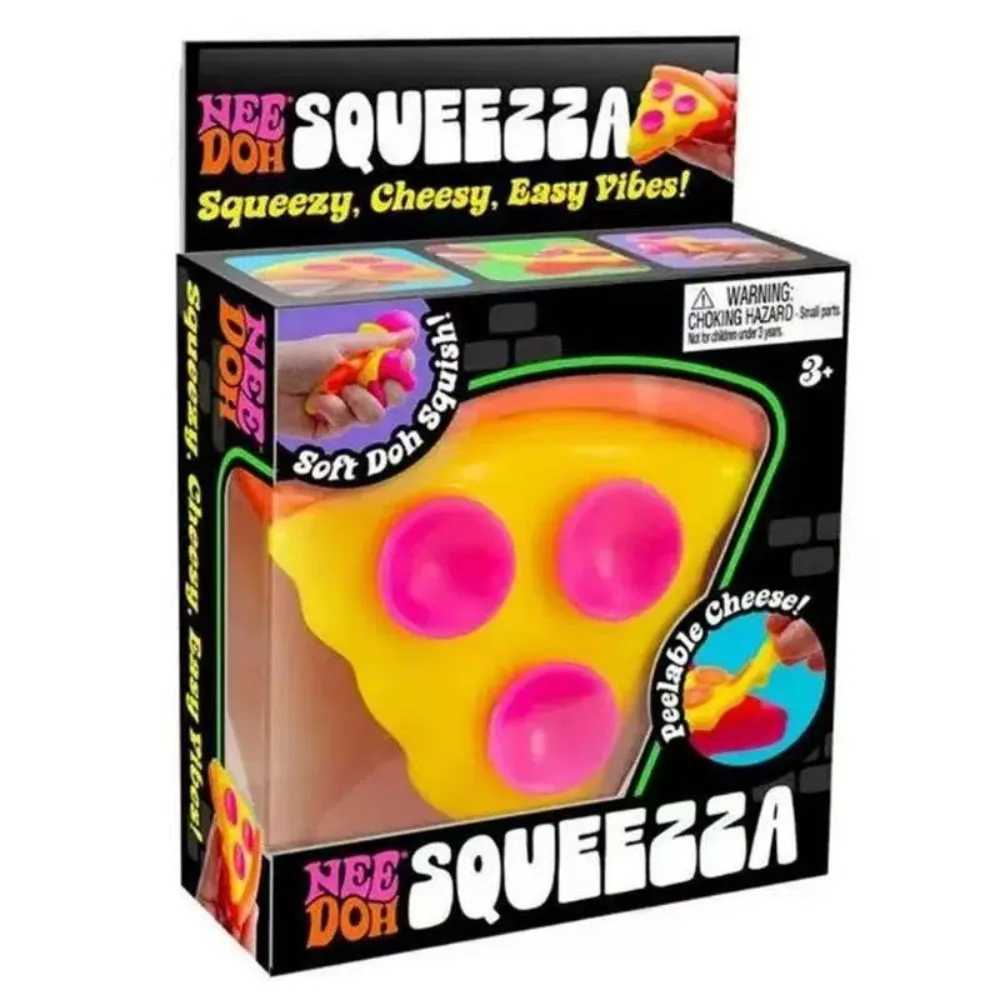 Schylling Needoh Pizza Sensory Stress Relief Cube for Anxiety Relief Squeeze Toy for Focus ADHD Surprise Box X260511