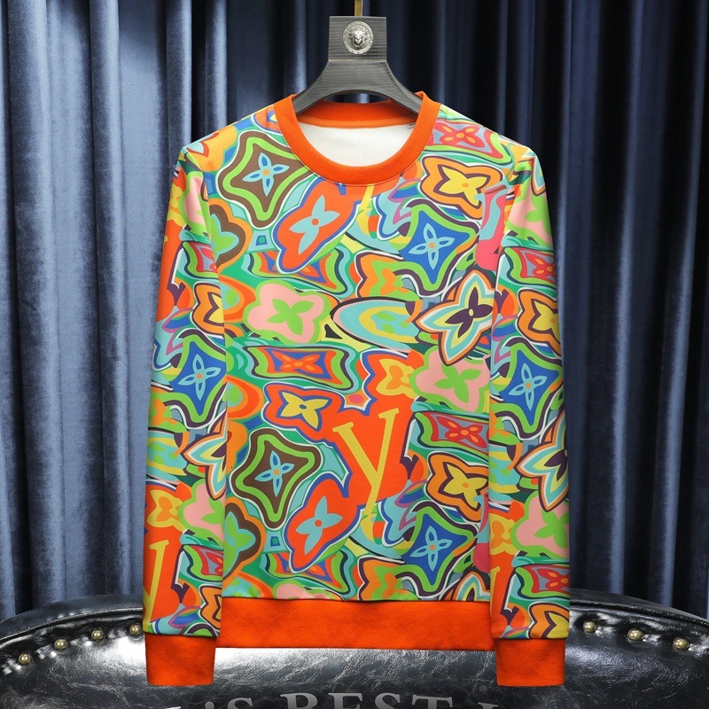 Fashionable sweatshirt a round neck, 2026 autumn new popular model, European style men's clothing with trendy designer elements