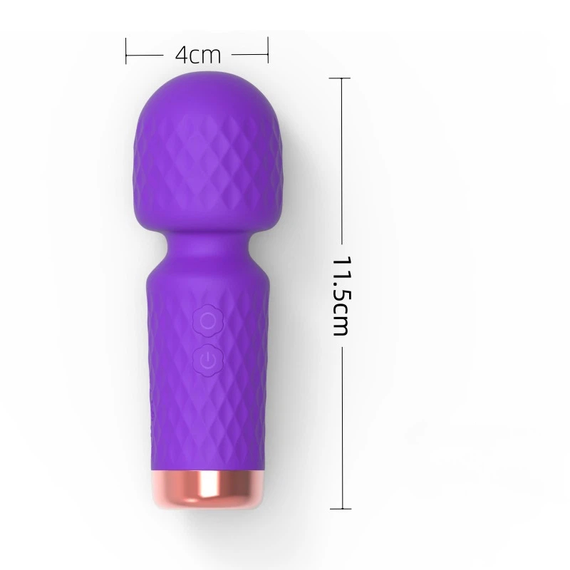 Mini AV Vibrator, Portable Wand Massager, Adult Sex Toy - 10 Vibration Modes, Quiet & Waterproof for Women
