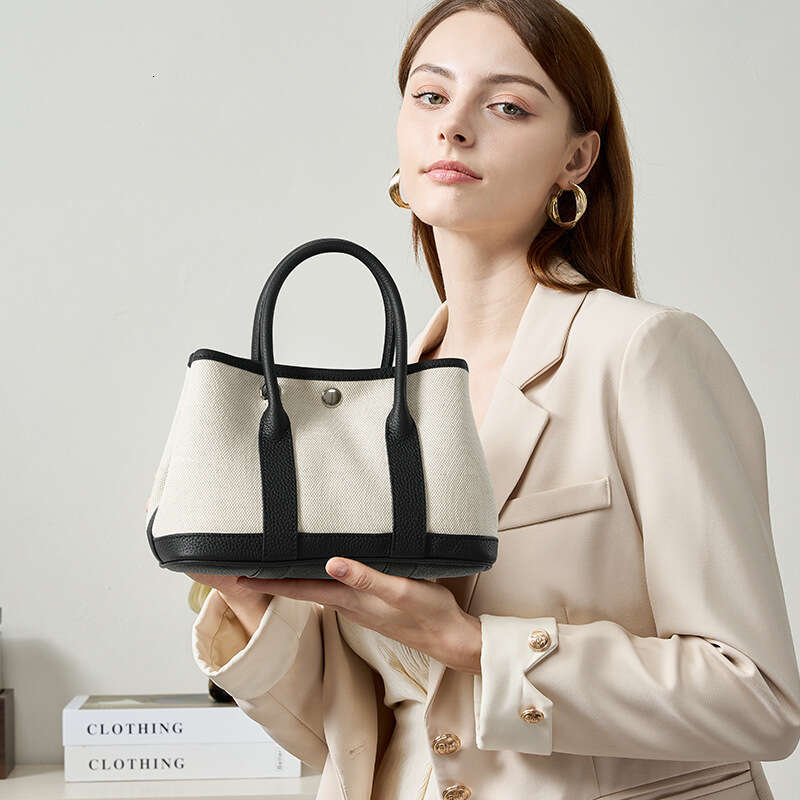 Niche High End Mini Garden Bag New Summer Cross Border Genuine Leather Handheld Crossbody Stylish Daily Commute Women Fashion Handbag SENYY