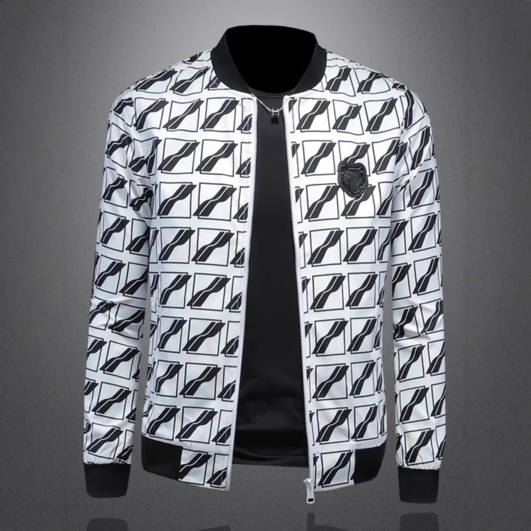 2026 Spring New European High-End Men's Jacket Stand Collar Craftsmanship Quality Interprets Male Charm Trend