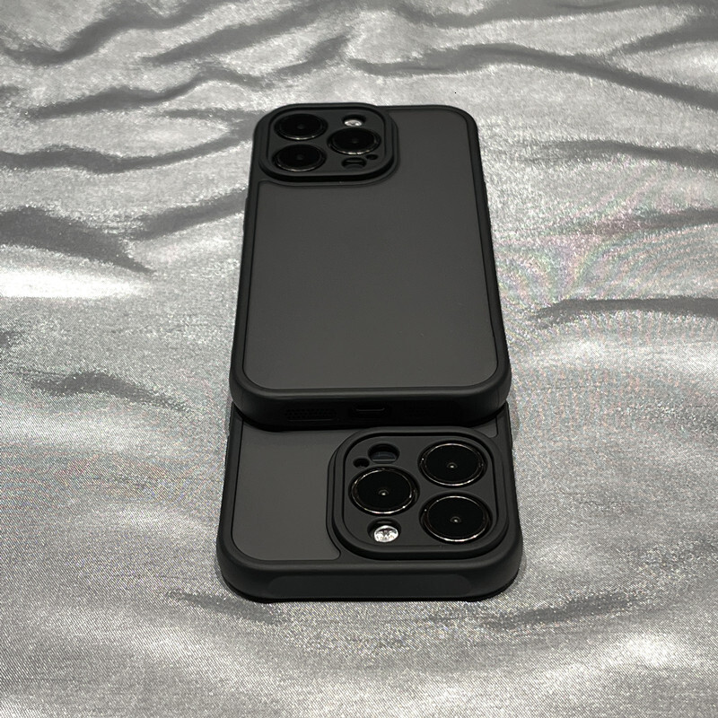 Matte Black New Model Compatible with Apple 17 Pro Max Phone Case iPhone 16 Shockproof 15 Full Coverage 14 Silicone