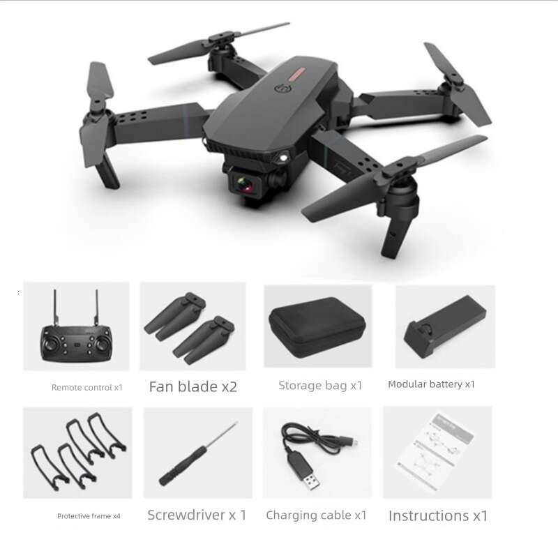 New E Off Stack Dual Camera HD Aerial Photography Drone Quadcopter Foldable Remote Control Aircraft Wifi FPV Drones Toys CKS