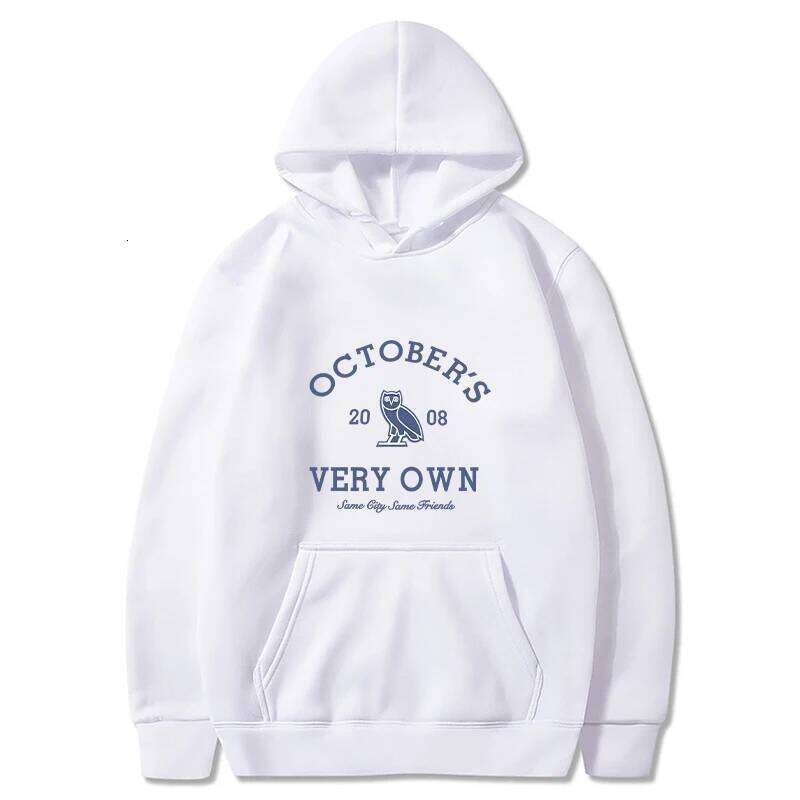 October's Hoodies Men Very Own Printed Long Sleeve Sweatshirts Women Casual Harajuku Sportwear Hoodied Pullovers Sudaderas 26Y0512