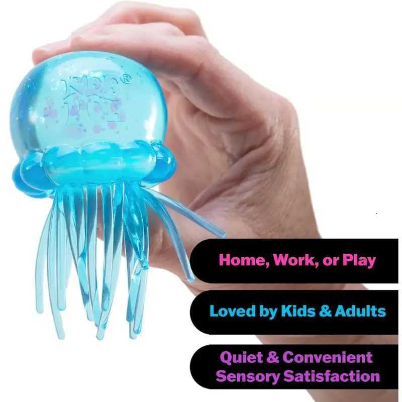 New Schylling Jellyfish Healing Series Needoh Nice Cube Stress Relief Pinch Toy Childrens Gift X260511