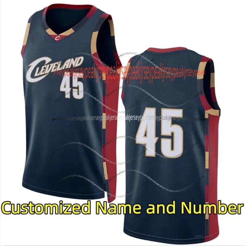 Donovan Mitchell Basketball Jerseys CLE Cavalier James Harden Evan Mobley Jarrett Allen Dennis Schroder Larry Nance Jr Max Strus James Retro City Jers