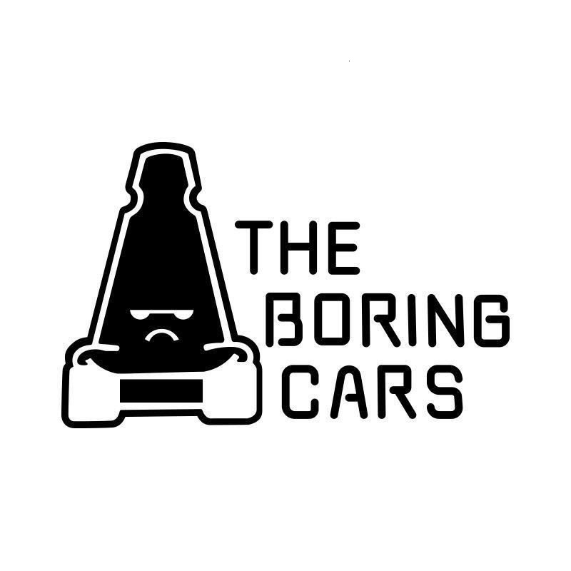 Bestseller The Boring Cars TBC Funny Car Stickers Waterproof for Auto Rear Triangle Window Bumper Vinyl Decals Warning Decoration ddmycat