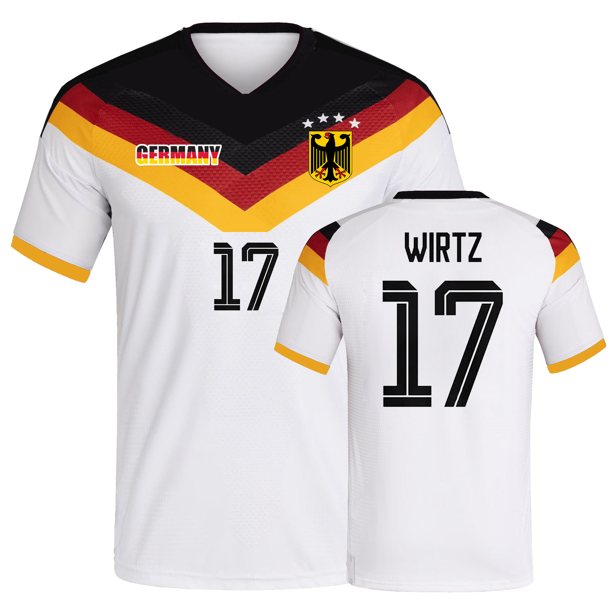 Germany Jersey Joshua Kimmich NO. 6 World Cup 2026 T shirt German National Team Sports T-shirt Jerseys Flag Football Stars Full Squad Home Man Woman T
