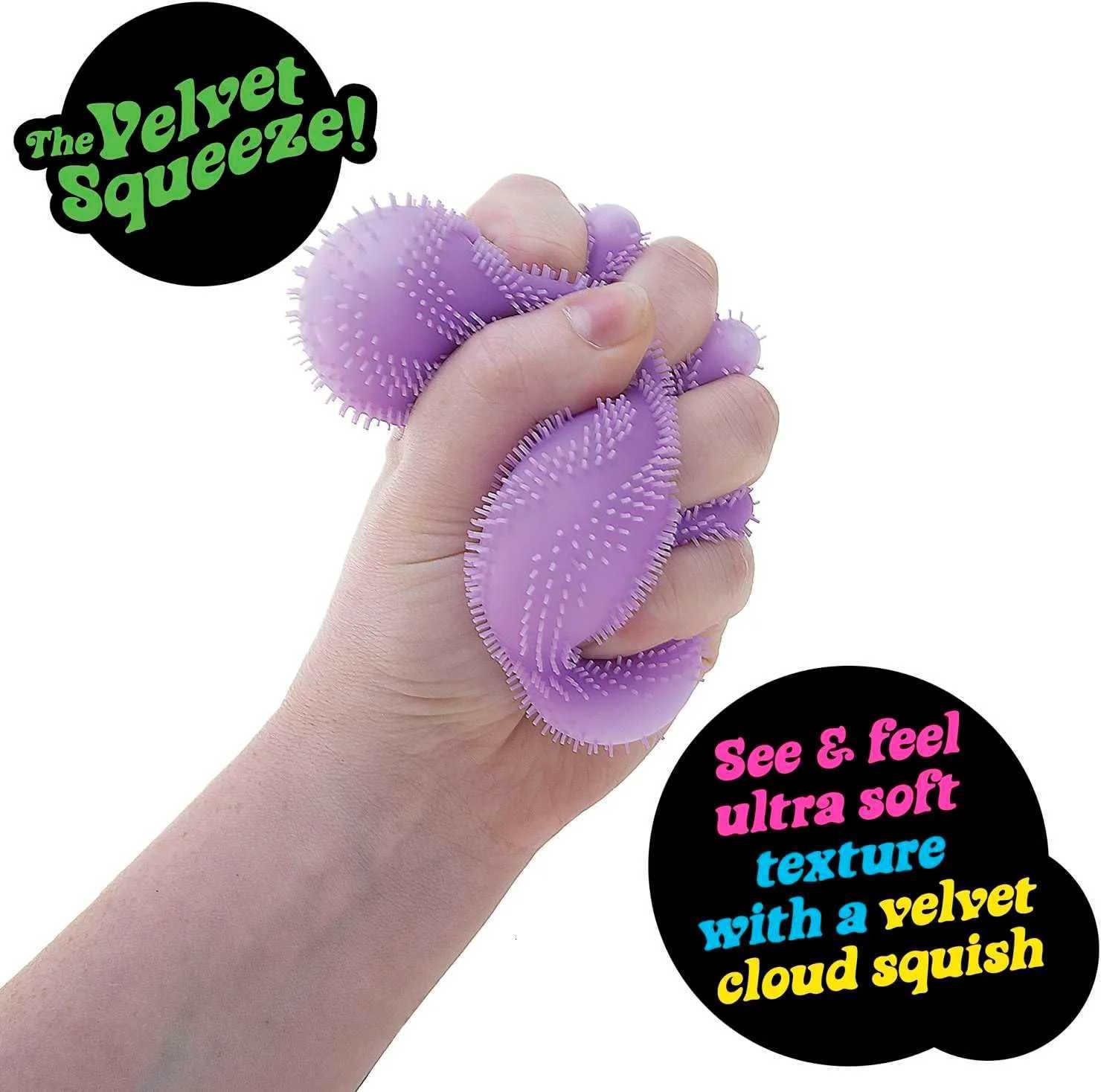 NeeDoh Fuzz Ball Blind Box Series Soft Stress Relief Fuzzy Ball Desktop Ornament Fun Squishy Toy for Pressure Relief H260512