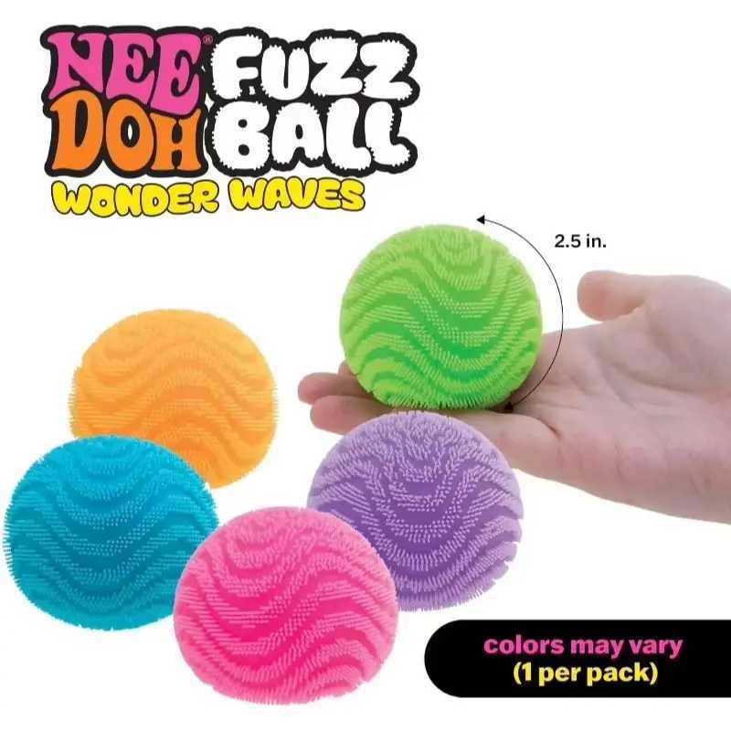 Needoh Fuzz Ball Jellyfish Squishy Blind Box Random Color Soft Stress Relief Toy Cute Relaxing Squeeze Sensory Toyfidget toys Z260512