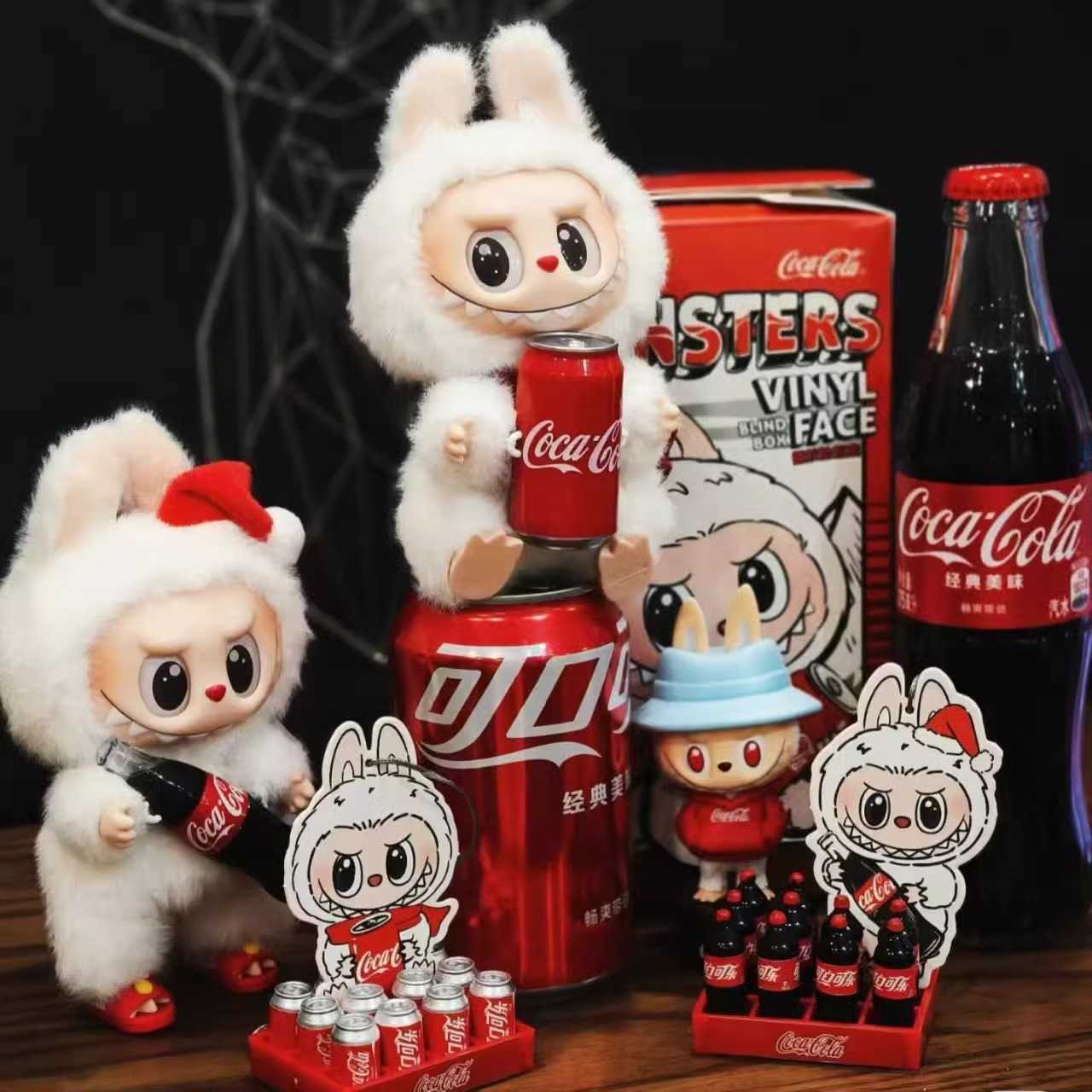 Labubu x Coca-Cola co-branded vinyl blind box plush toy trendy collectible cute limited edition L260512CDC6 - view 4