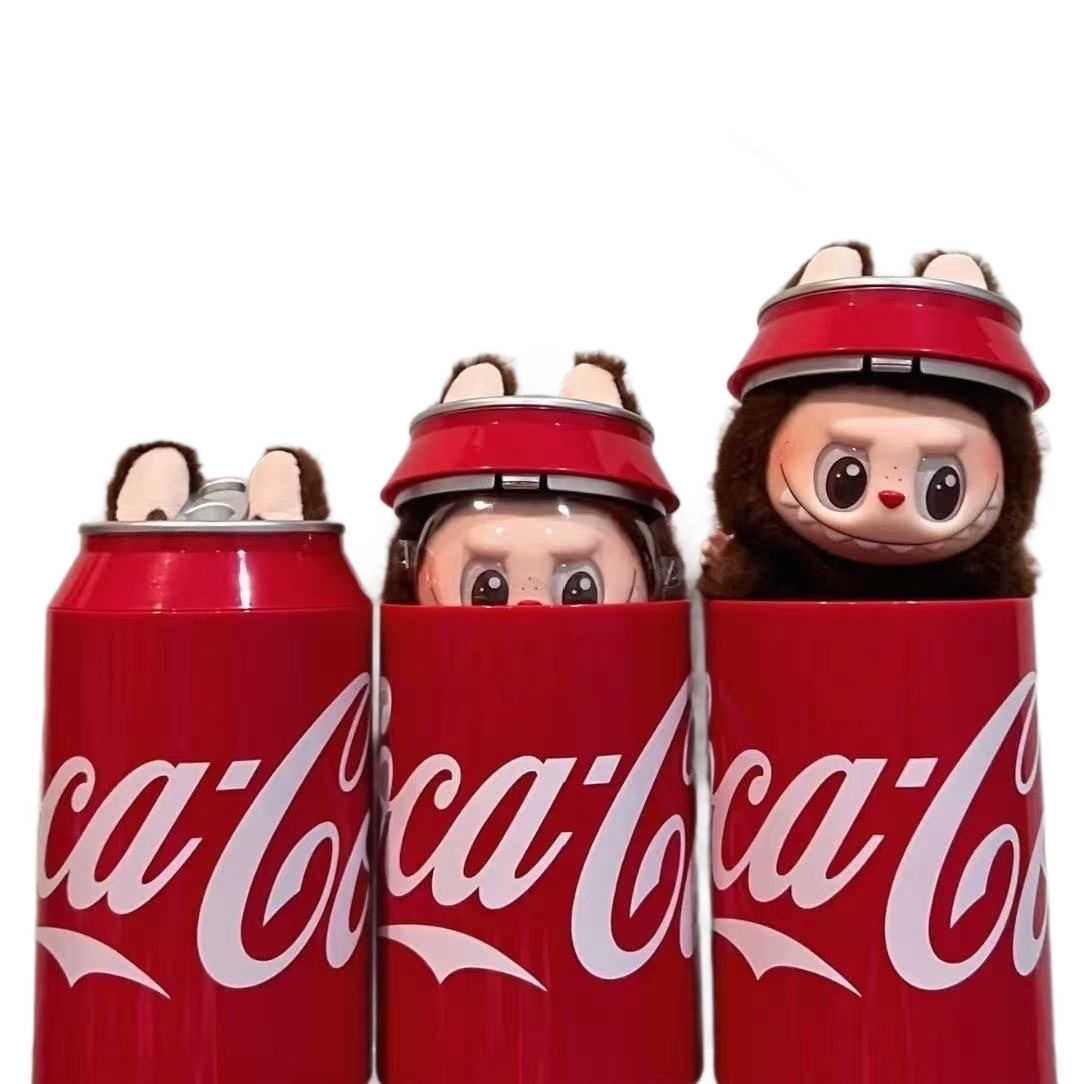 Labubu x Coca-Cola co-branded vinyl blind box plush toy trendy collectible cute limited edition L260512CDC6 - view 5