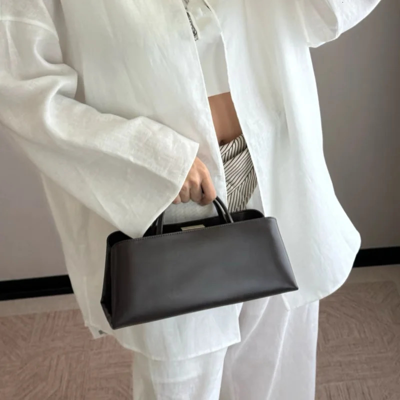 High-quality Metal Frame Clip Bag Womens Pu Handbags Multi-layer Magnetic Buckle Purse French Elegant Underarm Bag 260625 - view 4