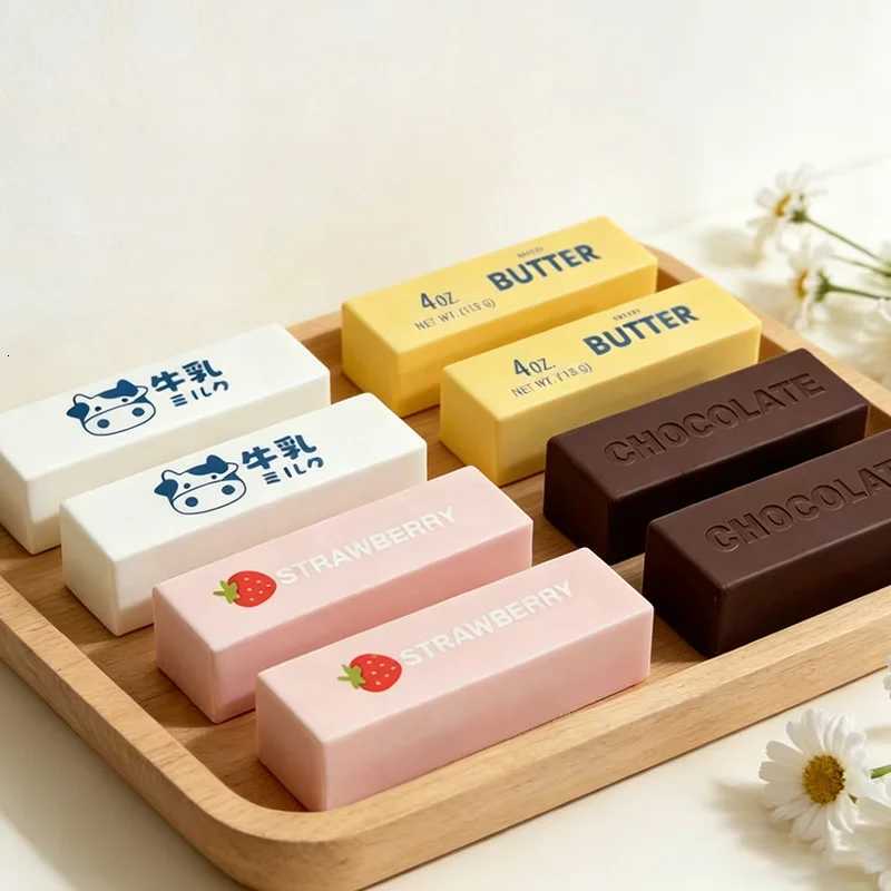 Butter Squishy Super Soft Food Squishy Toys Stress Relief Moist Squeeze Fidget Toy Butter Stick Chocolate Squish Toy Autism Gift H260512
