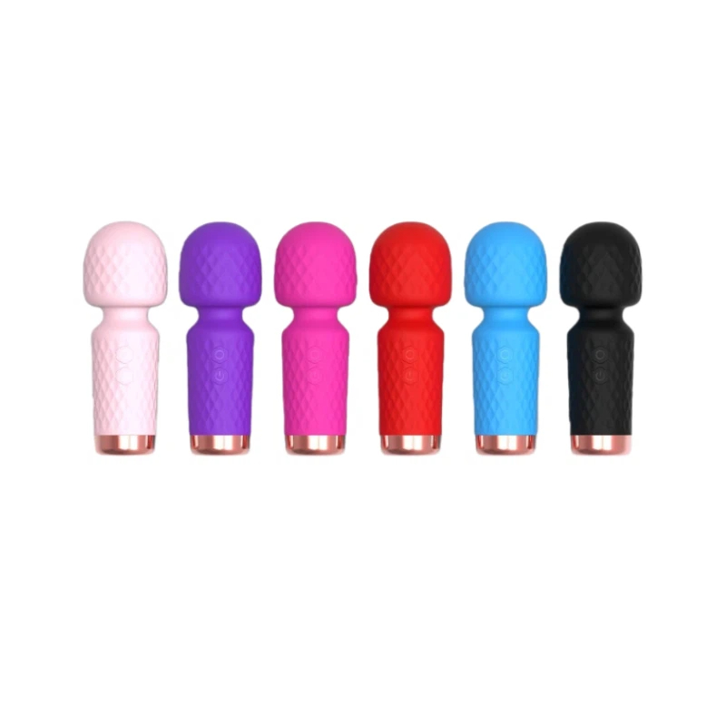 Mini AV Vibrator, Portable Wand Massager, Adult Sex Toy - 10 Vibration Modes, Quiet & Waterproof for Women