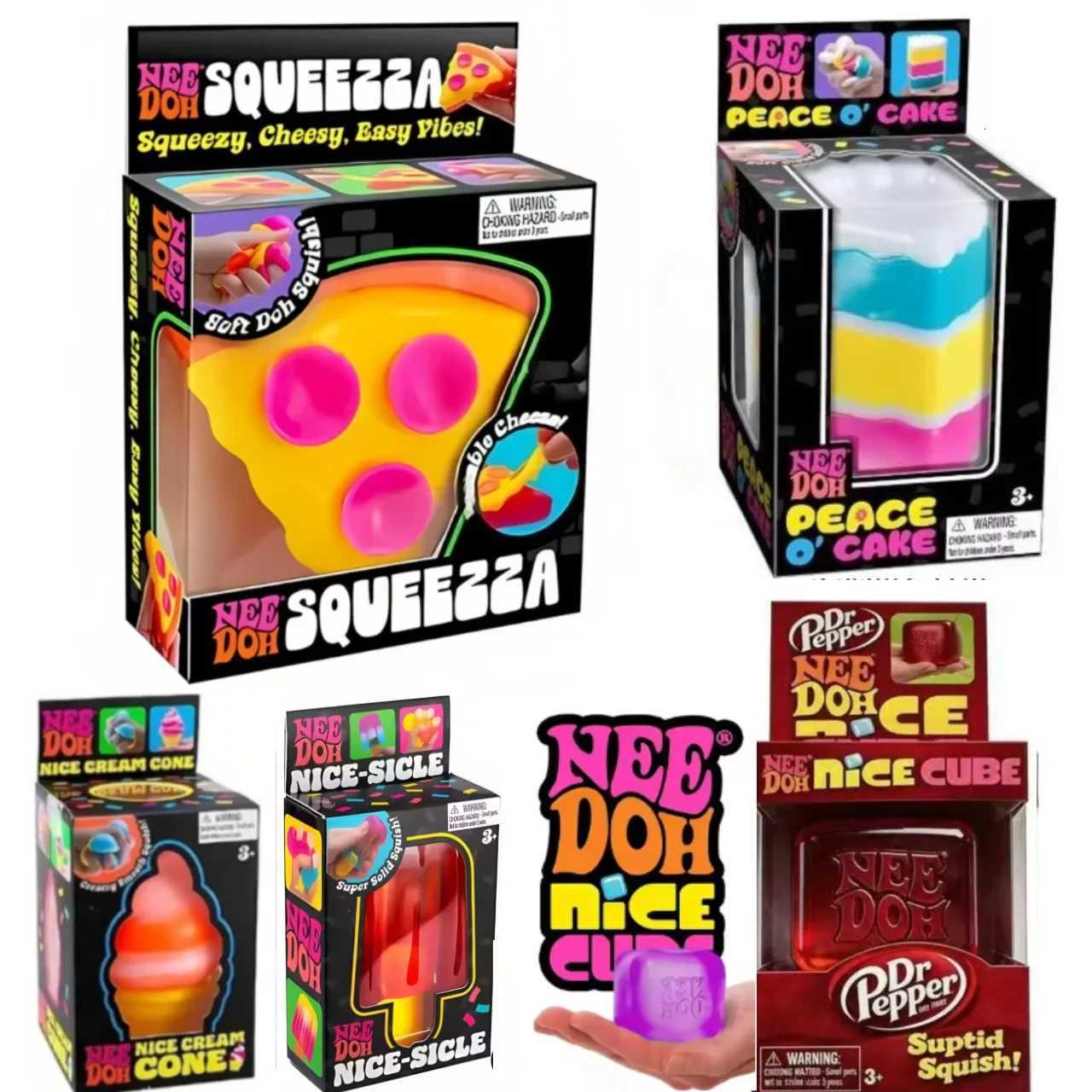 2026 hot NeeDoh Fuzz Ball Jellyfish Squishy Blind Box Random Color Soft Squeeze Toy Cute Stress Relief Relaxing Sensory Toy H260512