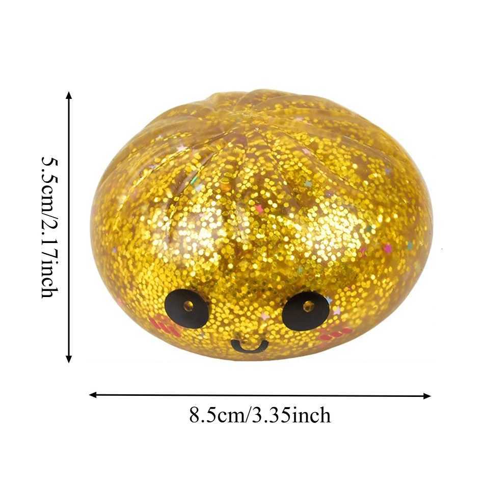 In Stock Simulation Flash Dumpling Squishy Stress Relief With Steamer Reusable Dough Ball Squeeze Rebound Sensory Toy Gift X260511 - view 7