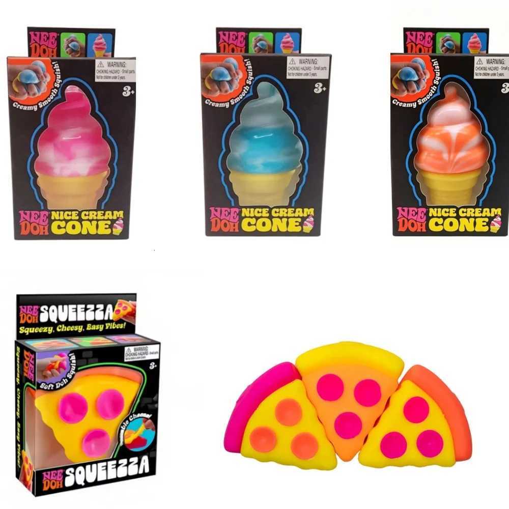 Schylling Needoh Pizza Sensory Stress Relief Cube for Anxiety Relief Squeeze Toy for Focus ADHD Surprise Box X260511