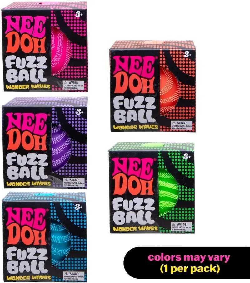 Needoh Fuzz Ball Jellyfish Squishy Blind Box Random Color Soft Stress Relief Toy Cute Relaxing Squeeze Sensory Toyfidget toys Z260512