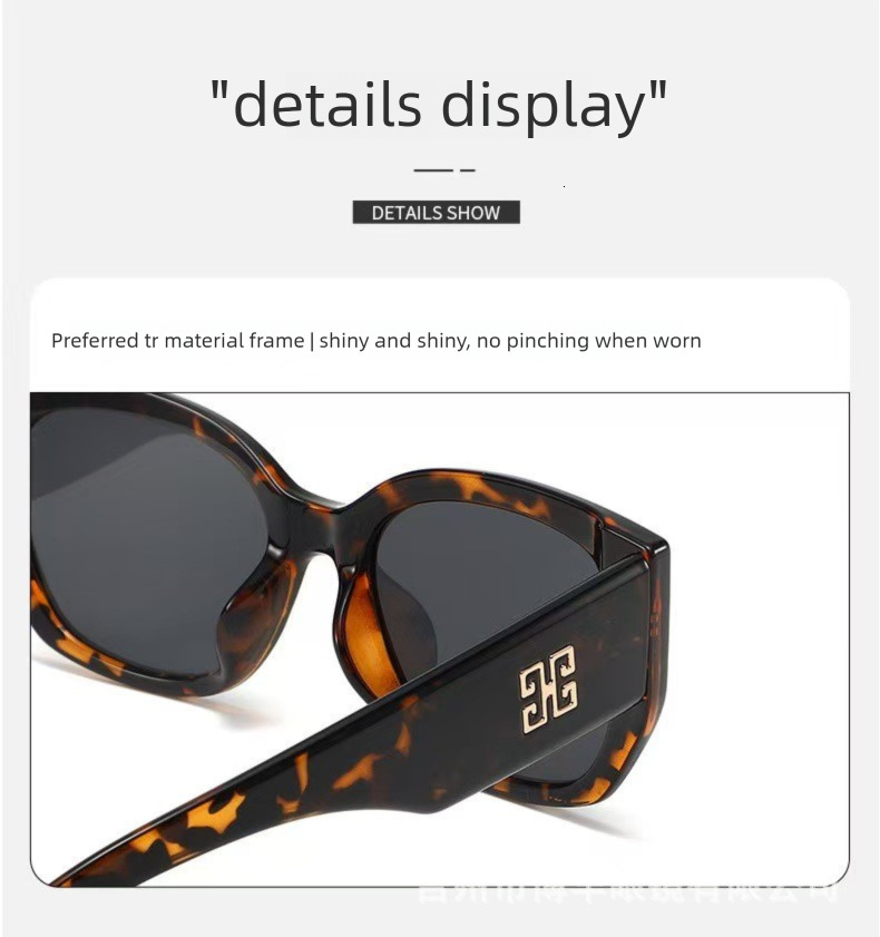 Designer Sunglasses 2026 New Polarized Large Frame Sunglasses Slim fit High end Square Fashion Women's UV resistant Luxury Men's Glasses