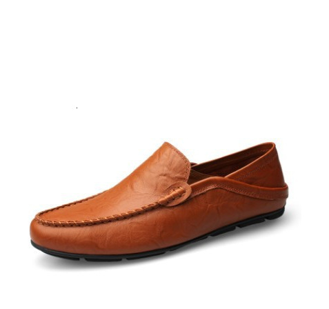 Men Shoes Casual Genuine Leather Mens Loafers Moccasins Slip on Boat Shoes High Quality Chaussure Homme Plus Size 37-47 260305
