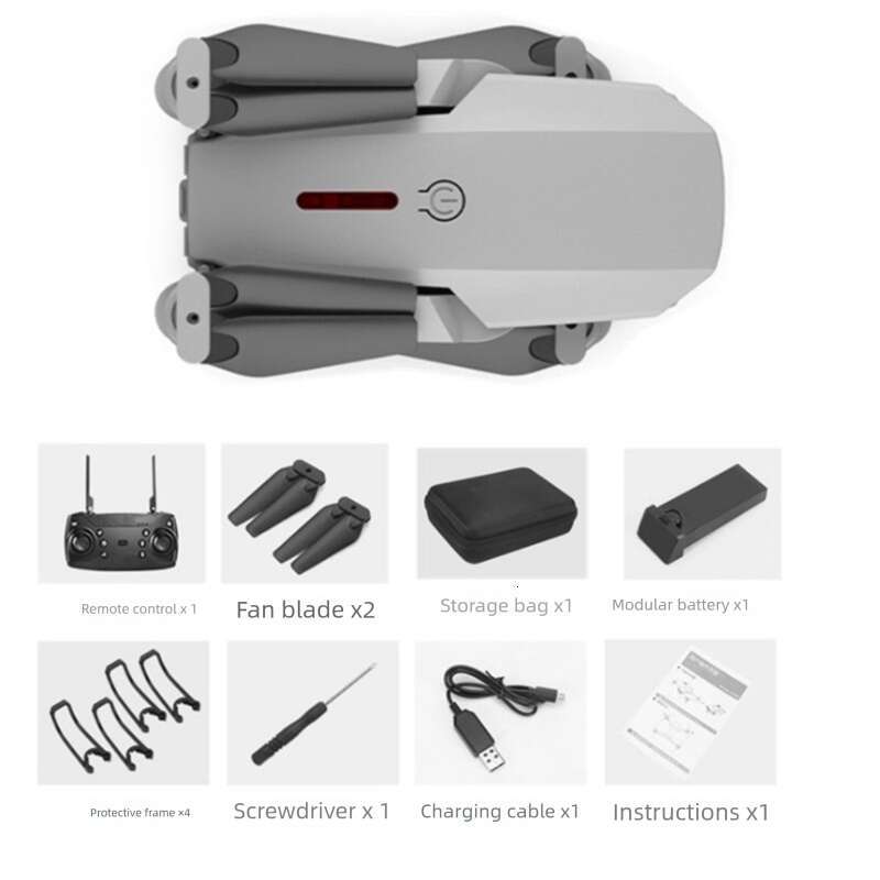 New E Off Stack Dual Camera HD Aerial Photography Drone Quadcopter Foldable Remote Control Aircraft Wifi FPV Drones Toys CKS
