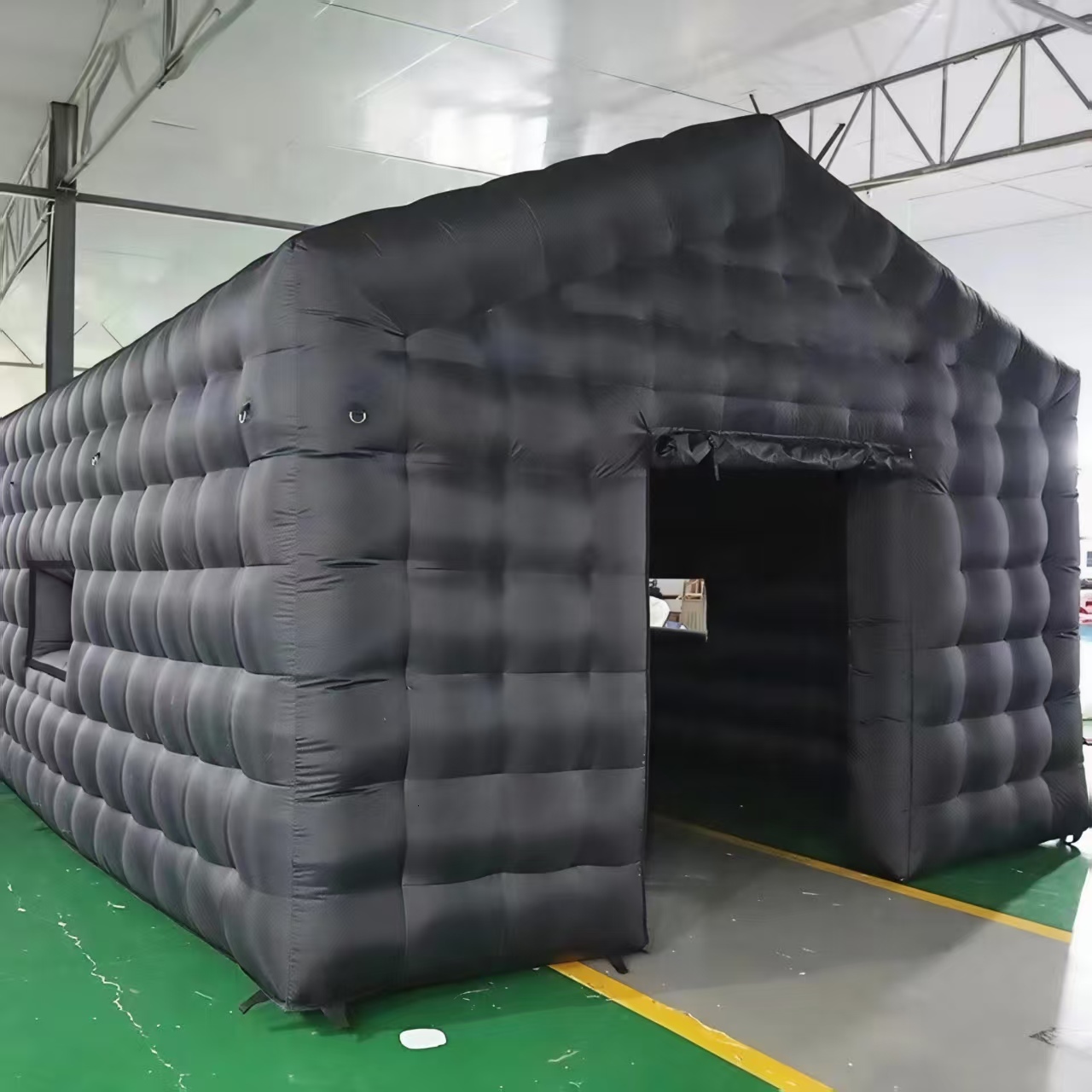 wholesale Free Shipping Outdoor Activities With blower Giant Black Portable Disco Nightclub Mobile Night Club Inflatable Party Tent