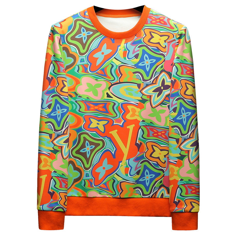 Fashionable sweatshirt a round neck, 2026 autumn new popular model, European style men's clothing with trendy designer elements