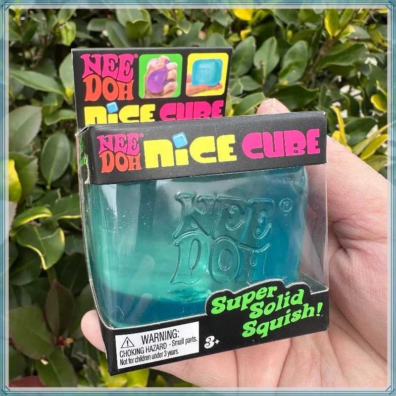 Needoh Nice Cube Sensory Stress Reliever Fidget Tool for Anxiety Focus Sensory Cube Squeeze Squishy Toy for Adults Kids Gift H260512