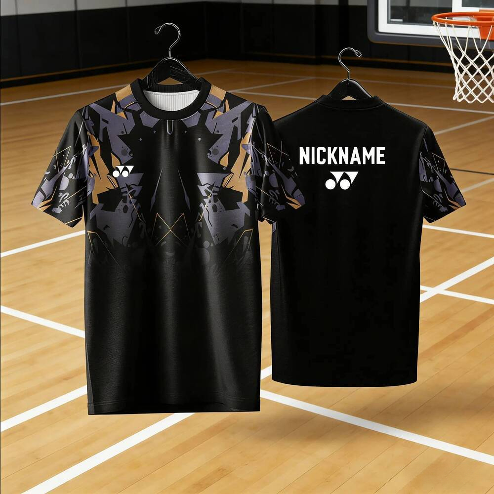 Tech World Cup Kits Football Core Uniform, YONEX, Unisex, Customizable Name, Designed Men in Leisure Competitions, Badminton Shirt, Quick-drying, Brea