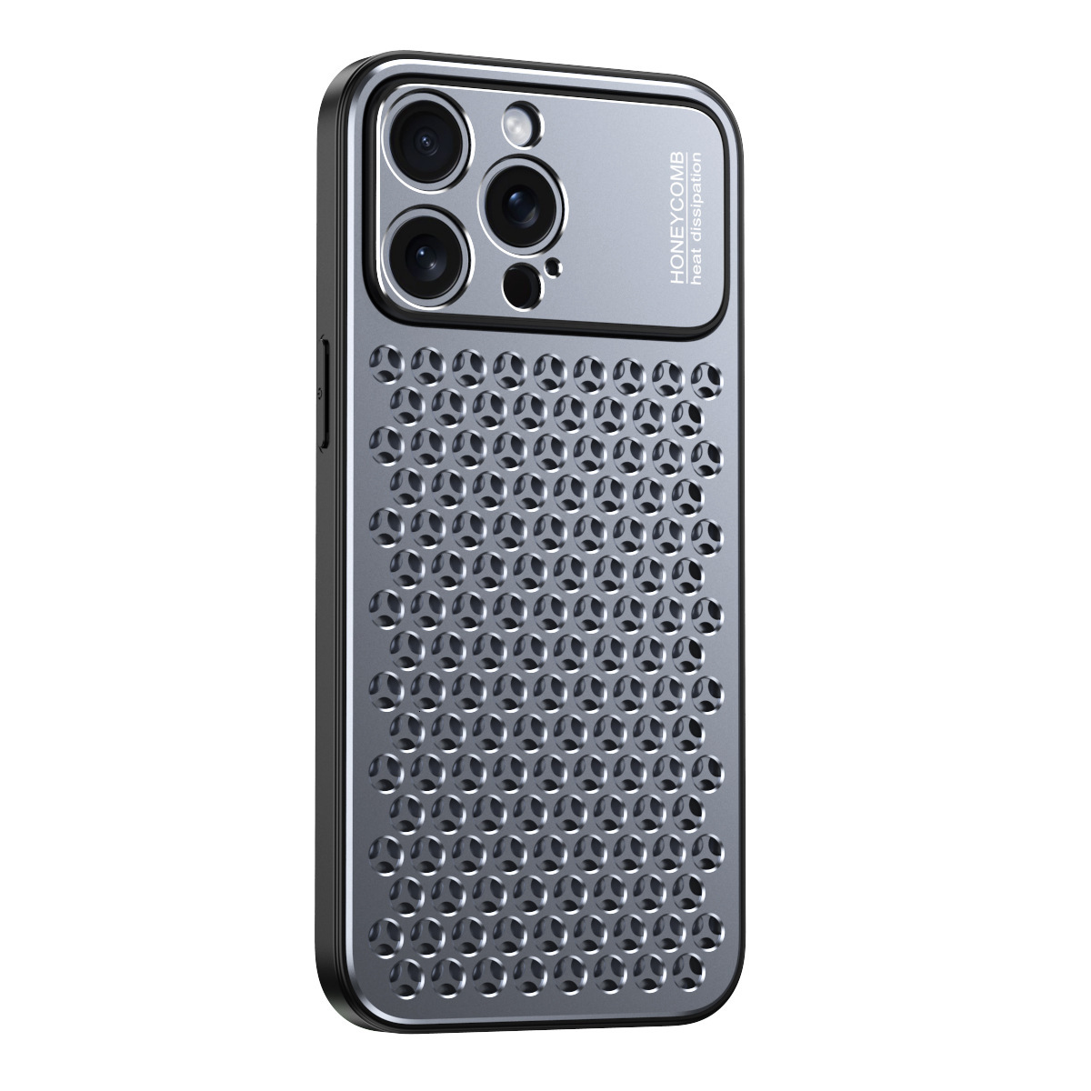 Suitable for iPhone 17 Pro Max Metal Honeycomb Heat Dissipation Phone Case Apple 16 Aluminum Alloy 15 Shockproof Protective Cover