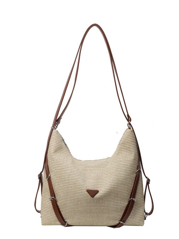 hot Free Shipping Elegant Ladies' Boho Style Straw Weave Shoulder Tote Bag for Women luxury