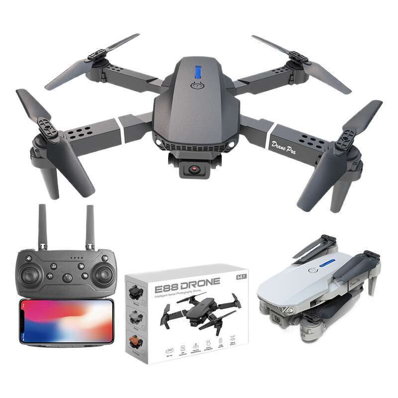 New E Off Stack Dual Camera HD Aerial Photography Drone Quadcopter Foldable Remote Control Aircraft Wifi FPV Drones Toys CKS