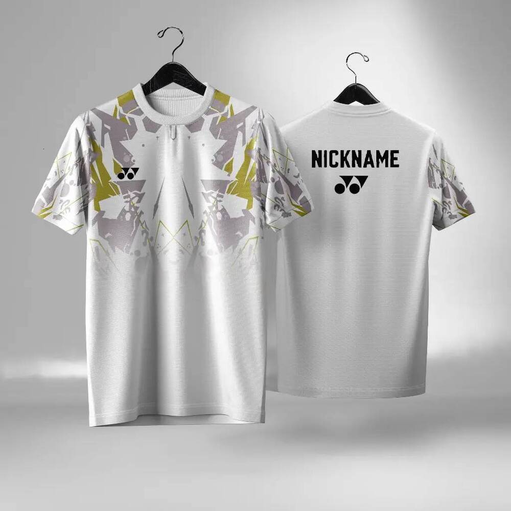 Tech World Cup Kits Football Core Uniform, YONEX, Unisex, Customizable Name, Designed Men in Leisure Competitions, Badminton Shirt, Quick-drying, Brea