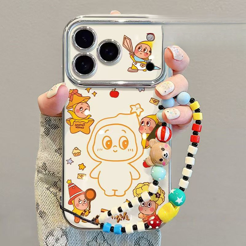 Star People Stand Compatible with Apple 17 Pro Max 16 Redmi Xiaomi 15 Phone Case Soft Full Coverage