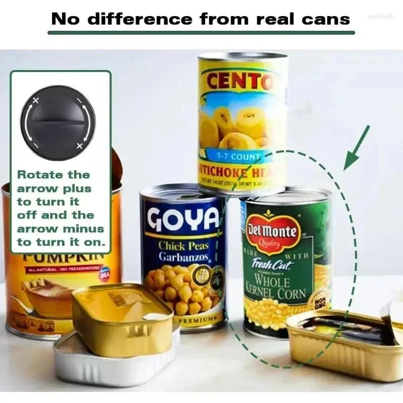 Storage Bottles Corn Can Fun Safe Hidden Compartment Diversion Food Secret Stash Hiding Container Kitchen Hide Cash