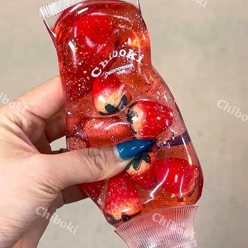 Fruit Filled Maltose Toothpaste Stress Relief Toy Soft Slow Rising Deformable Squeeze Squishy Fidget Sensory Toy H260512