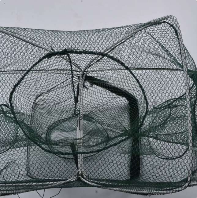 Foldable Umbrella Fishing Trap Net - Multi-Hole Design for Shrimp, Crab, Minnow & Crawfish, Portable Collapsible Bait Cage for River/Lake Fishing
