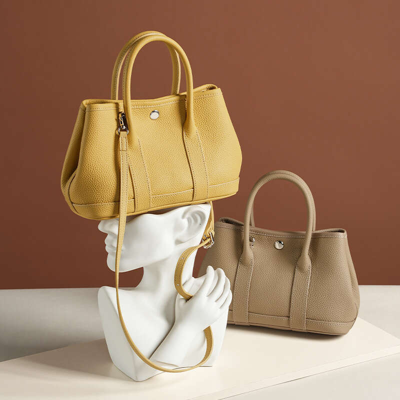 Niche High End Mini Garden Bag New Summer Cross Border Genuine Leather Handheld Crossbody Stylish Daily Commute Women Fashion Handbag SENYY