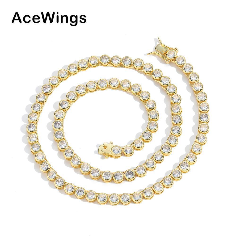 3mm 4mm 5mm Inlaid Tennis Chain Hip Hop Jewelry Collarbone Chain Layered Full Inlaid Tennis Bracelet 250930