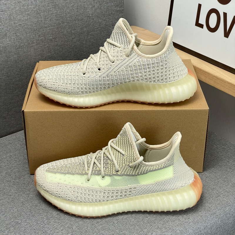 new White Knit Breathable Running Shoes Unisex Low Top Comfortable Athletic Sneakers
