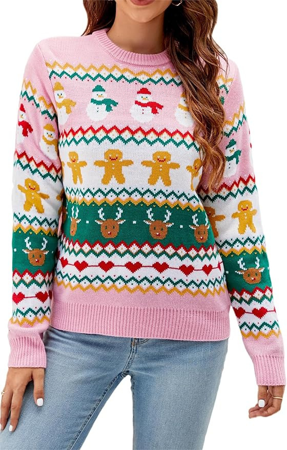 Womens sweater handle Y2K knitting temperature submission loose striped fit womens top handle womens sweater 241019