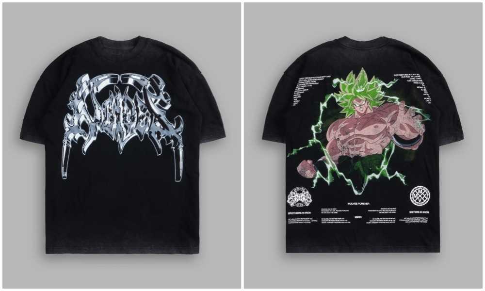 DARC SPORT Dragon Ball Series Trendy Printed Oversized Loose Fit Gym Sports Pure Cotton Short Sleeve T-Shirt for Men L260512