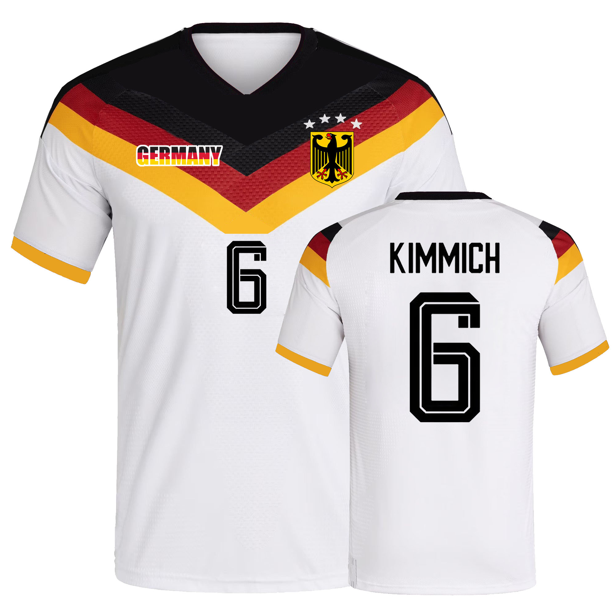 Germany Jersey Joshua Kimmich NO. 6 World Cup 2026 T shirt German National Team Sports T-shirt Jerseys Flag Football Stars Full Squad Home Man Woman T