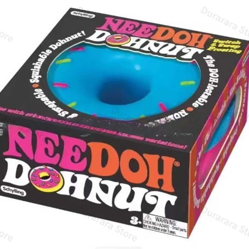 NeeDoh Dippin Dazzler Egg Donut prank stress relief toy soft glue vinyl squeeze toy Slow Rebound Pinch Ornament Relaxation H260512