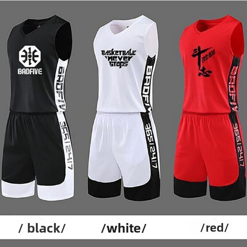 Cross-Border New Basketball Set Competition 3D Printed Training Team Uniform Adult Student Children Breathable Quick-Dry Jersey