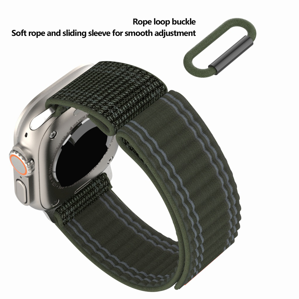 Hot-selling Waterproof Nylon Ocean Watch Strap Breathable Adjustable Replacement Band For Apple Watch Ultra 2 42mm Sport Wristband