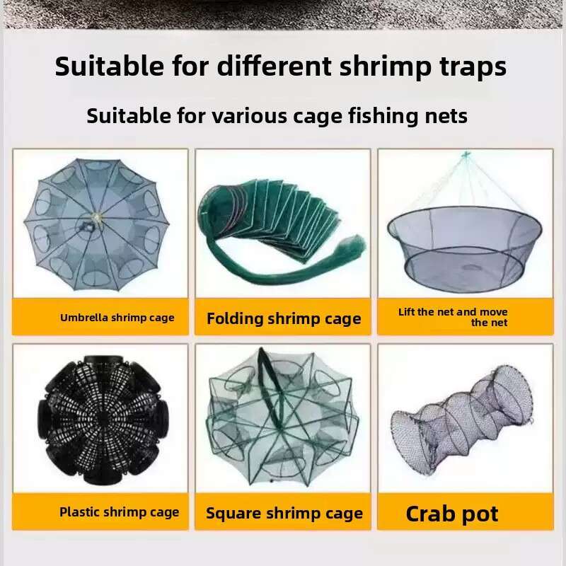 Fishing Bait Container with Stake - Durable Plastic Worm & Lure Dispenser for Eel, Loach, and Shrimp Traps, Reusable & Easy to Use