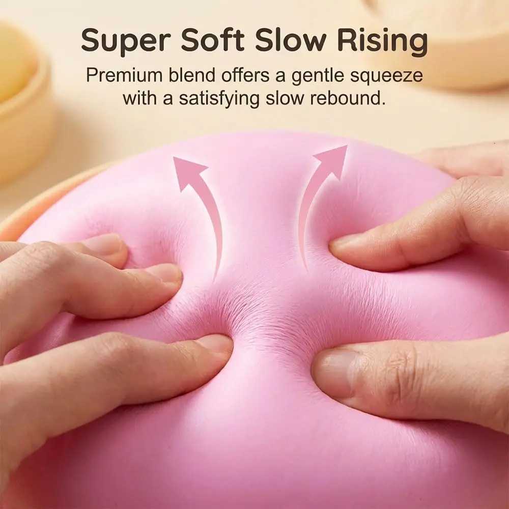 Giant Dumpling Pillow Maltose Texture Slow Rebound Squeeze Cushion Aesthetic Desktop Ornament Sensory Relief Toy New X260511