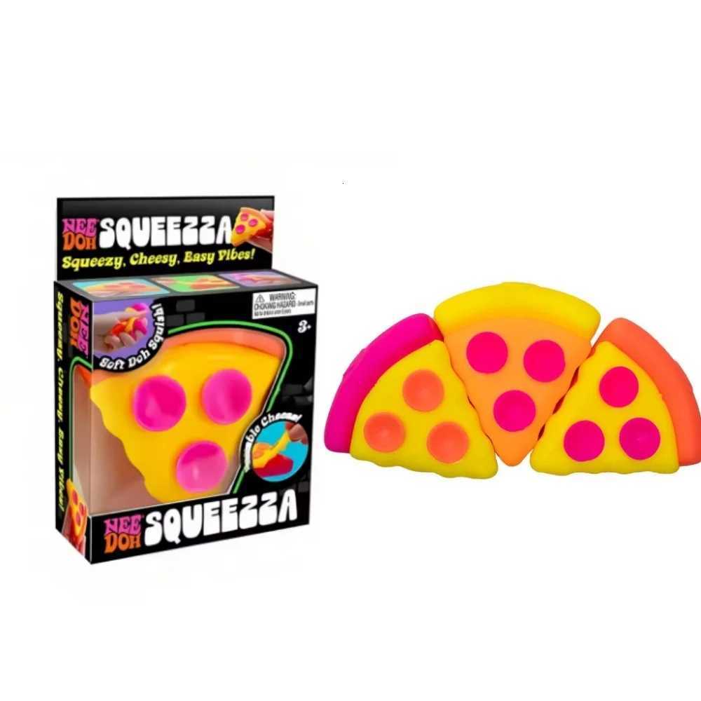 Schylling Needoh Pizza Sensory Stress Relief Cube for Anxiety Relief Squeeze Toy for Focus ADHD Surprise Box X260511